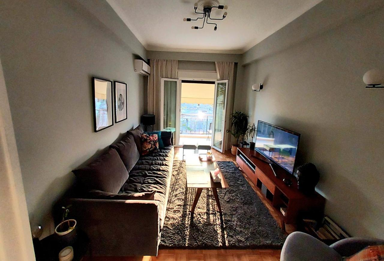 Fully Equiped Design Apartment With Excellent View/ Easy Parking Athens Luaran gambar